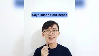 Belajar Inggris: Susah Tidur Cepat