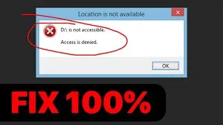 Disk Access is denied in windows 10 fix 