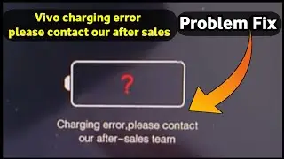 Vivo y51l not turning on | vivo charging error please contact our after sales |  Vivo not charging