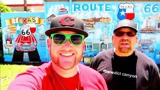 ROUTE 66 Shamrock TX to Amarillo, TX | DAY 13 The BIG Texan!