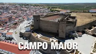 Campo Maior a vista aérea com Dji Mini 3 Pro - 4K UHD 60P