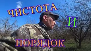 ВОТ ЭТО Я СЕГОДНЯ ДАЛ/ПОБЕЛКА ДЕРЕВЬЕВ В САДУ/ВЕСЬ ДЕНЬ РАБОТАЛ/ПИЛИЛ,ТАСКАЛ,ТРУДИЛСЯ/НАВЁЛ КРАСОТУ/