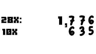 Numbers Up to 2,800 (28x)