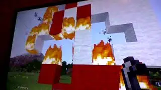 BURNING IRANIAN FLAG!