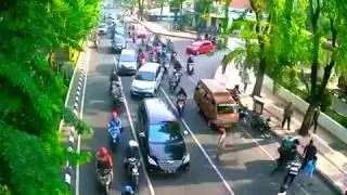 Kecelakaan jalan dharmo Surabaya