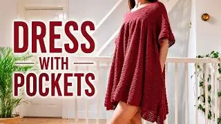 Easy Crochet Pocket Dress Tutorial | Step by Step