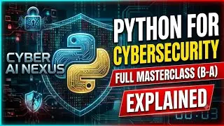Python for Cybersecurity: Beginner to Advanced Full Course