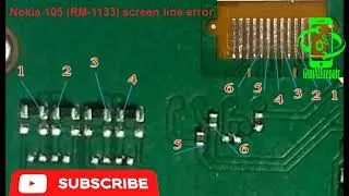 Nokia 105 RM 1133 screen line solution