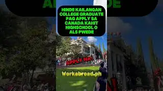 Legit Agency Papuntang Canada I No Placement Fee I Buhay Canada #shorts