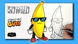 How to Draw Banana Guy | Stumble Guys
