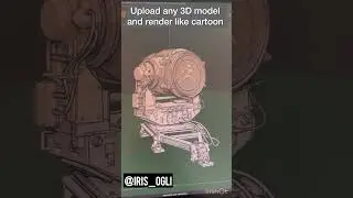 3D model - cartoon style