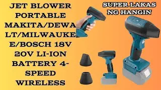 JET BLOWER MINI 20 VOLTS LI-ION BATTERY 4 SPEED BRUSHLESS