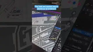 Sketching in 3D in Blender! perfect for architects and designers! 