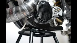 Honda CR 500 carbon skid plate fitting instructions