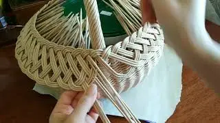 Корзинка клубничка)) 4- часть. Загибка.