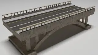How to  Bridge Modeling in 3ds max Tutorial