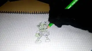 Como dibujar a 3lno0b/How to draw 3lno0b