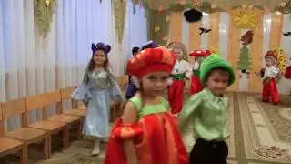 Полька мирилка на осеннем утреннике 2015 в старшей группе д. с.