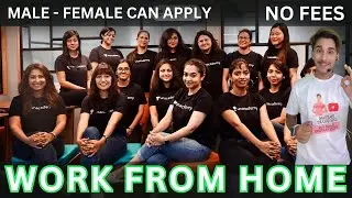 Earn best income by work from home | jobs for freshers & housewife | male female both can apply 
