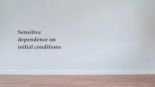 Sensitive dependence on initial conditions