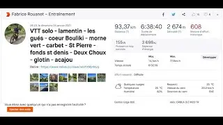 VTT sortie en Martinique - 94 kilomètres - 2674D+