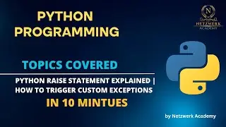 Python raise Statement Explained | How to Trigger Custom Exceptions 🚨
