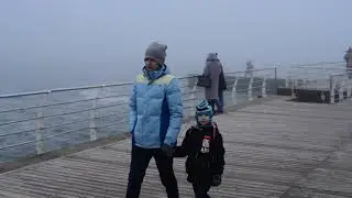 Прогулка по набережной дельфинария, Ланжерон, Одесса зима 2019