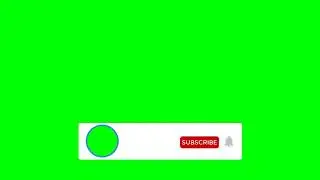 Subscribe button and Notification Bell green screen star king