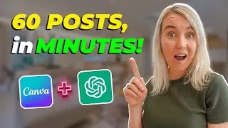 Canva and ChatGPT | 60 Social Media Posts in JUST 10 Minutes