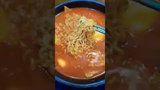 Tteokbboki With Boiled Egg And Ramen Noodles