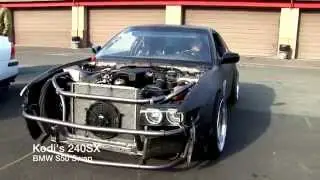 Kodi's 240SX with S52 Swap drift missile. Banging off the limiter!