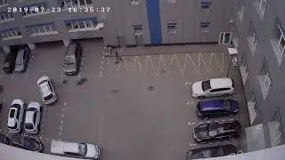 Пример дневной съемки с камеры видеонаблюдения CARCAM CAM-855