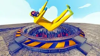 FALLING INTO THE MINE TO GOD'S ARCHER | TABS - Totally Accurate Battle Simulator