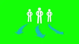 Business true way icon green screen | animated icon green screen