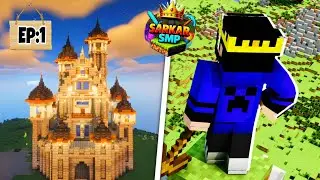 EP 1:😱 Build the biggest Meeting Castle 🏯 In SARKAR smp | ( Minecraft Hindi )