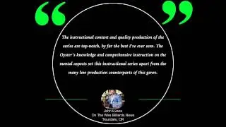 Love ~ Pool & Billiard Testimonials from Academy of the Cueing Arts
