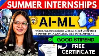 🔥FREE AI Internships 2026 with Certificate | Govt Approved + High Stipend (Apply Now) | AI COURSE 
