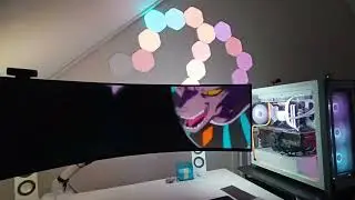 Sync SignalRGB, Nanoleaf and Hue | Ultrawide | Showcasing  Goku vs Beerus Battle of Gods