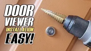 How to install a DOOR VIEWER (Short and straight to the point)
