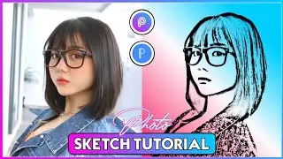 TUTORIAL FOTO SKETCH/SKETSA DI PICSART & PIXELLAB