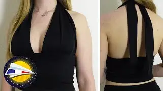 Coudre un top dos-nu | Patron à ajuster soi-même | DIY