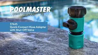 Quick-Connect Adapter with Shut Off Valve