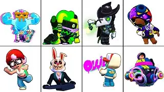 All Upcoming Skins Winning and Losing Animations in Brawl Stars : New August 2025 Update !🔥