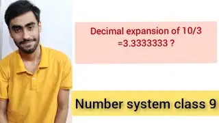 Write decimal expansion of 10/3 