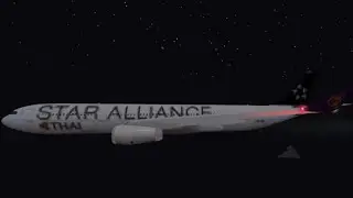 Thai Airways A330-300 Star Alliance Livery Flight RBX-THT | Roblox Cabin Crew Simulator