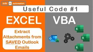 Excel VBA: Extract Attachments from Saved Outlook Emails