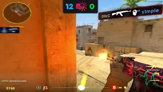 I PLAYED AGAINST S1MPLE...