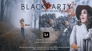 🔴How To Edit Black party] Lightroom cc preset xmp Free download 2020