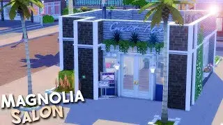 FUNCTIONAL CC FREE SALON // The Sims 4 Let's Build Magnolia Promenade