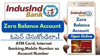 Indusind bank account opening online telugu 2024 | Online bank account opening telugu